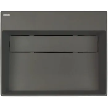 Vannas istabas izlietne Deante CORREO granīta uz virsmas ANTHRACITE METALLIC, 500x400mm Antarcīts