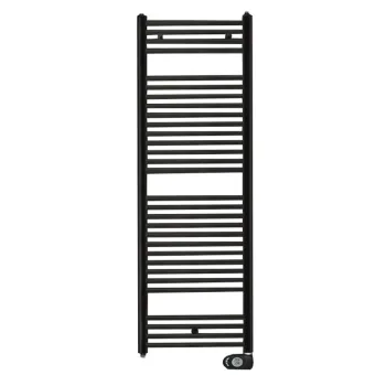 Elektriskais dvieļu žāvētājs Zehnder Aura  600x1466 mm 1000W, melns matēts Elektriskais dvieļu žāvētājs Zehnder Aura  600x1466 mm 1000W, melns matēts