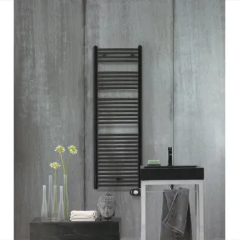 Elektriskais dvieļu žāvētājs Zehnder Aura  500x906 mm 500W, melns matēts Elektriskais dvieļu žāvētājs Zehnder Aura  500x906 mm 500W, melns matēts