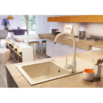 Virtuves izlietnes maisītājs Deante NEMEZJA Smilšu krāsā