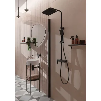 Dušas sistēma Deante ANEMON Nero, Melna