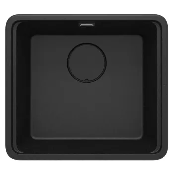 Virtuves izlietne Deante MOMI granīta 590x440x193mm Melns metālisks grafīs