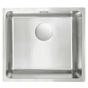 Virtuves izlietne Deante Egeria nerūsējošā tērauda, pabūvējama 490x440x200mm matēts satīns