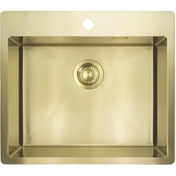 Virtuves izlietne Deante OLFATO nerūsējošā tērauda 550x505x200mm matēts zelts