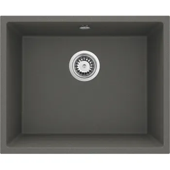 Virtuves izlietne Deante CORDA granīta 50x460x204mm, pabūvējama Metāliskts Antracīts