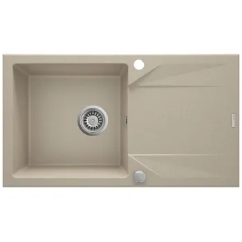 Virtuves izlietne Deante EVORA granīta 780x440x193mm Smilšu krāsa