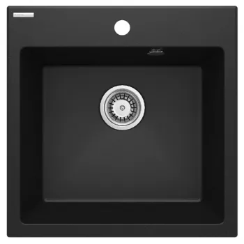 Virtuves izlietne Deante EVORA granīta, Melna grafīta