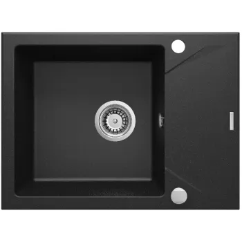 Virtuves izlietne Deante EVORA granīta, Melns Metālisks Grafīts