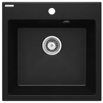 Virtuves izlietne Deante EVORA granīta, Nero melna