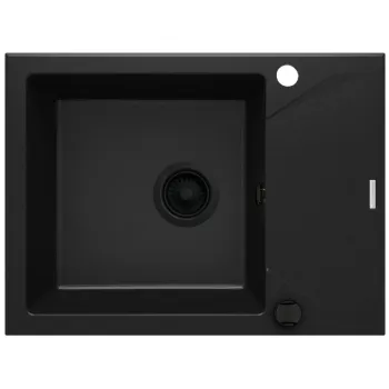 Virtuves izlietne Deante EVORA granīta, Nero melna