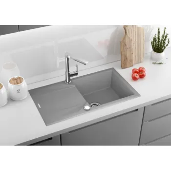 Virtuves izlietne Deante EVORA granīta 780x440x193mm Metāliski pelēks