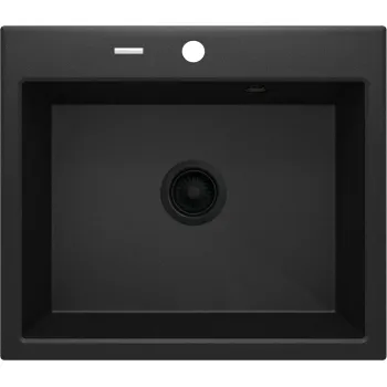 Virtuves izlietne Deante ANDANTE granīta 600x520x210 GRAPHITE METALLIC