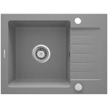 Virtuves izlietne Deante ZORBA granīta 580x440x164mm Metāliski pelēks