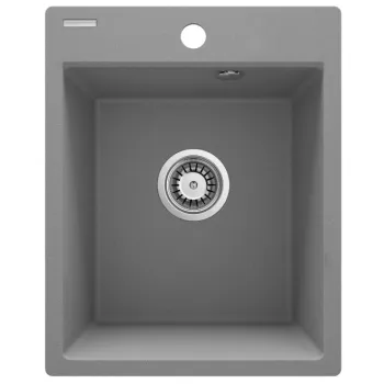Virtuves izlietne Deante CORIO granīta, Metāliski pelēks