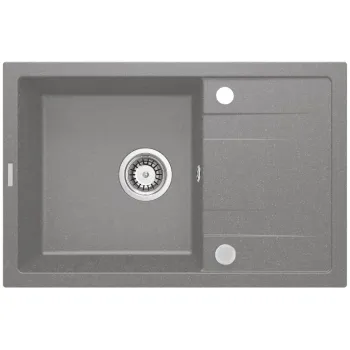 Virtuves izlietne Deante CORIO Granīta, Metāliski pelēks