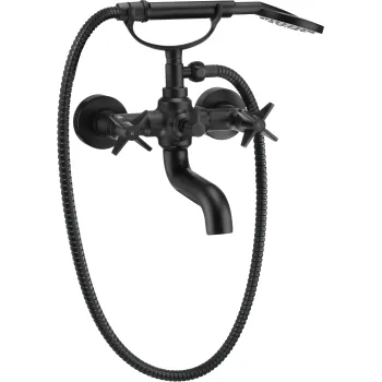 Vannas / Dušas maisītājs Deante Temisto ar dušas komplektu, melns BQT_N11D