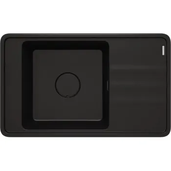 Virtuves izlietne Deante MOMI Granīta 820x500x230mm, NERO Melna