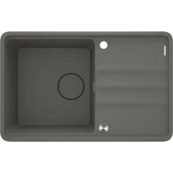 Virtuves izlietne Deante MOMI Granīta 780x550X229mm, ANTHRACITE METALLIC Antarcīts