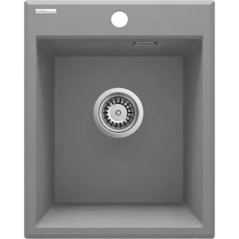 Virtuves izlietne Deante ERIDAN Granīta 400x500x210mm, GREY METALLIC Pelēka