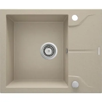 Virtuves izlietne Deante ANDANTE Granīta 590x490x194mm, SANDY Smilšu