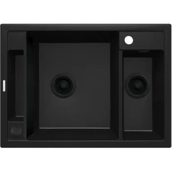 Virtuves izlietne Deante MAGNETIC Granīta 690x500x205mm NERO GRANITE Melna