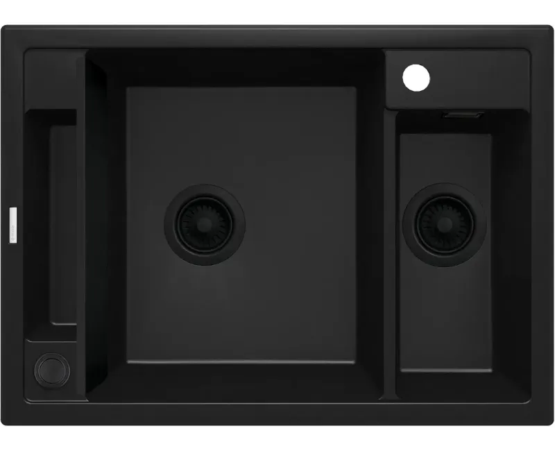 Virtuves izlietne Deante MAGNETIC Granīta 690x500x205mm NERO GRANITE Melna
