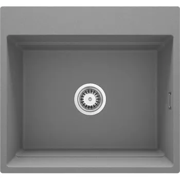 Virtuves izlietne Deante MAGNETIC Granīta 560x520x220mm GREY METALLIC, Pelēka