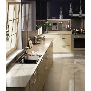 Virtuves izlietne Deante MAGNETIC Granīta 560x500x205mm METALIC ANTRACITE GRANITE Pelēka