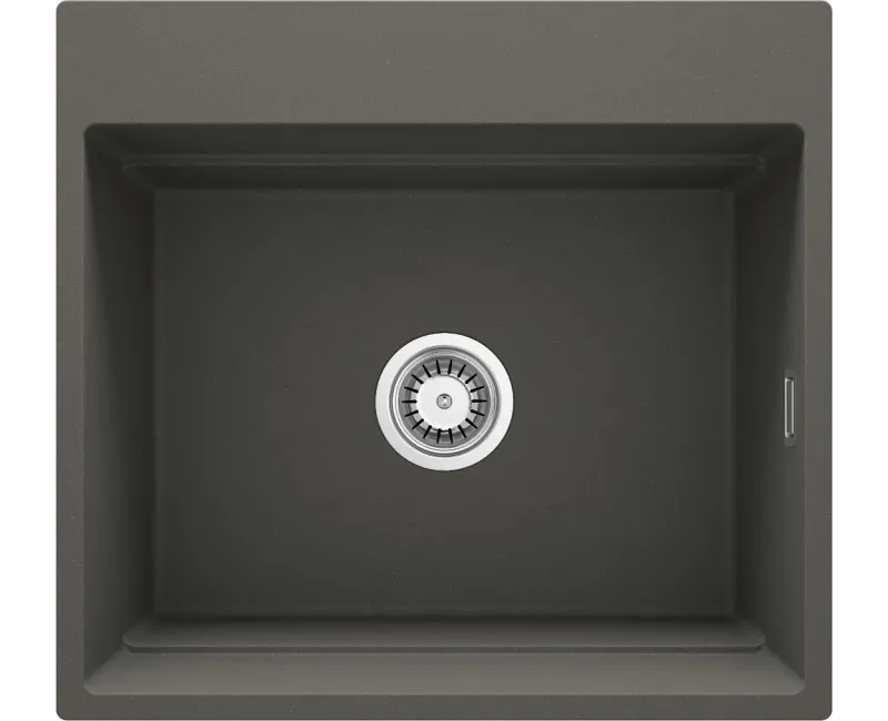 Virtuves izlietne Deante MAGNETIC Granīta 560x520x220mm, ANTHRACITE METALLIC Antarcīts