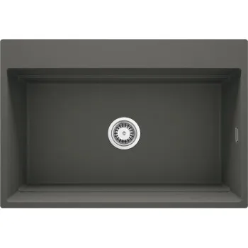 Virtuves izlietne Deante MAGNETIC Granīta 760x520x220mm, ANTHRACITE METALLIC Antarcīts