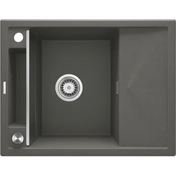 Virtuves izlietne Deante MAGNETIC Granīta 640x500x205mm ANTHRACITE METALIC GRANITE