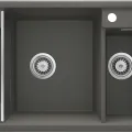 Virtuves izlietne Deante MAGNETIC Granīta 690x500x205mm, ANTHRACITE METALIC GRANITE