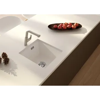 Virtuves  maisītājs Deante Silia ar izvelkamu galvu, Satīns BQS_F73M