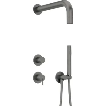 Dušas sistēma Deante Silia iebūvējama, Titāna Krāsa NQS_D9XK