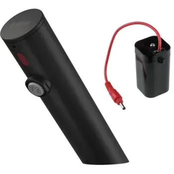 Vannas istabas izlietnes maisītājs Deante SENSE SENSOR NERO bez temperatūras regulācijas 4xAA strāvas avots, Melns BQR_N28R