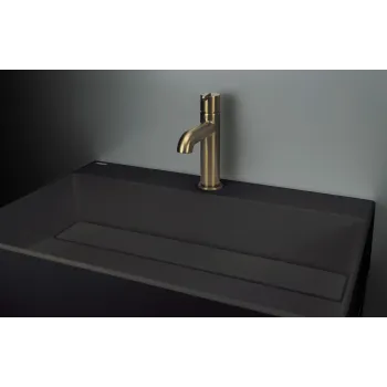 Vannas istabas izlietnes maisītājs Deante Silja, Pulēts Zelts BQS_R20M