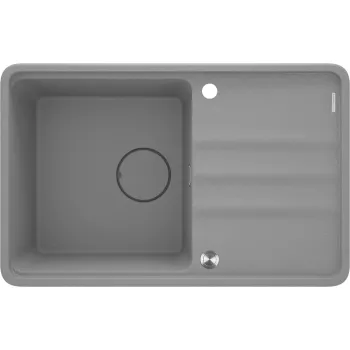 Virtuves izlietne Deante MOMI Granīta 780x550X229mm GREY METALLIC, Pelēka