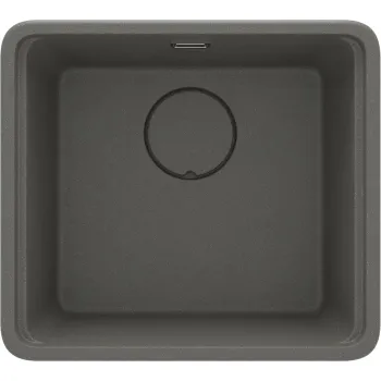 Virtuves izlietne Deante MOMI Granīta 450X500X229mm, ANTHRACITE METALLIC Antarcīts