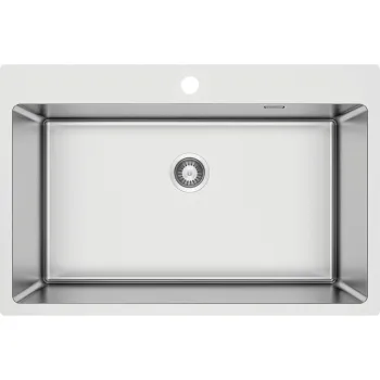 Virtuves izlietne Deante OLFATO BRUSHED SATIN, nerūsējošā tērauda 760x505x200mm