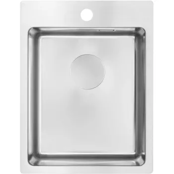 Virtuves izlietne Deante OLFATO BRUSHED SATIN, nerūsējošā tērauda 390x505x200mm ZPO_010E