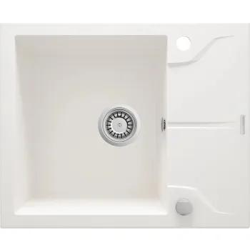 Granīta izlietne ar notecināšanas sistēmu Deante Andante, алебастр ZQN_A11A