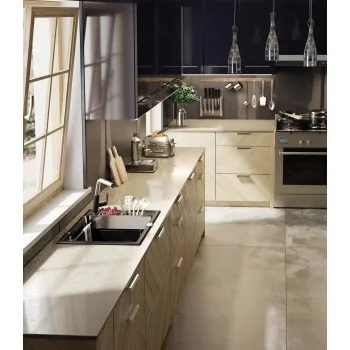 Virtuves izlietne Deante MAGNETIC Granīta 500x560x205mm ALABASTER GRANITE Balta