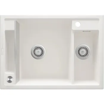 Virtuves izlietne Deante MAGNETIC Granīta 690x500x205mm ALABASTER GRANITE Balta