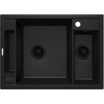 Virtuves izlietne Deante MAGNETIC Granīta 690x500x205mm NERO GRANITE Melna