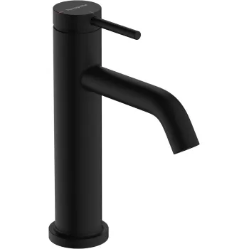 Vannas istabas izlietnes maisītājs Hansgrohe Tecturis S 110 CoolStart ar pop-up noteces aizvaru, melns matēts