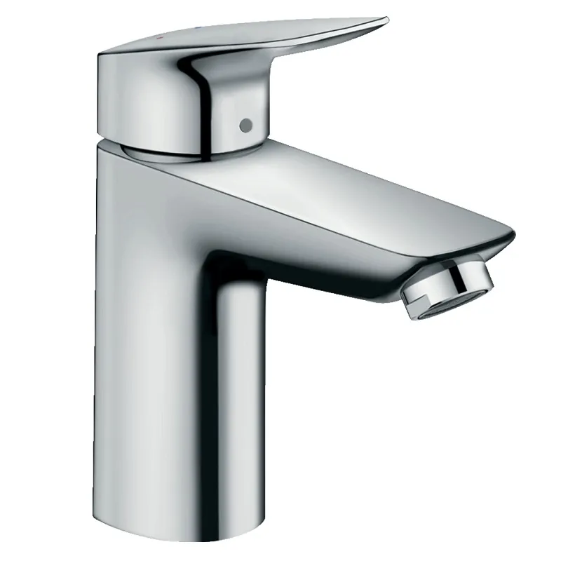 Hansgrohe Logis 100 Izlietnes jaucējkrāns ar push-open noteces aizvaru, hroms 71107000