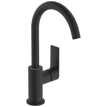 Vannas istabas izlietnes maisītājs Hansgrohe Rebris E 210, ar pop-up, matēts melns