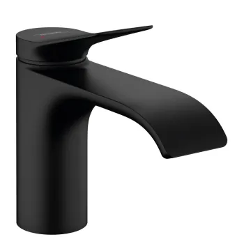 Vannas istabas izlietnes maisītājs Hansgrohe Vivenis 80, ar pop-up, matēts melns