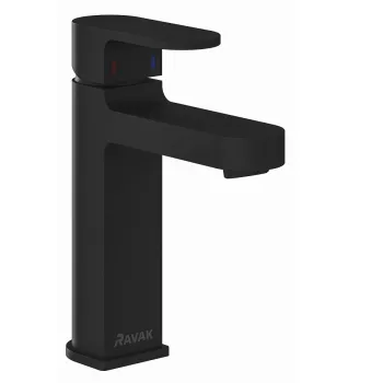 Vannas istabas izlietnes masītājs RAVAK Chrome CR 014.20BL Izlietnes maisītājs 180mm, melns X070428