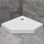 Radaway Dušas paliktnis Doros PT Compact 90x90, balts